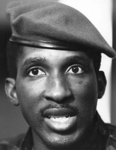Thomas Sankara président du Burkina Fasso du 4..08.83 au 15.10.87 date<small class="fine"> </small>? laquelle il est assassiné lors d'un coup d'Etat de Blaise Compaoré