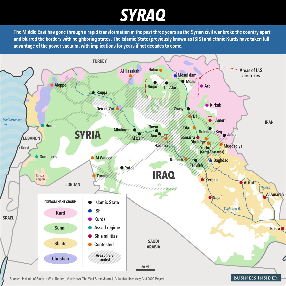 Carte Syrie - Iraq mise<small class="fine"> </small>? jour